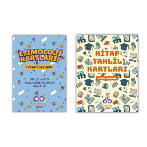 2 Kart Set - Etimoloji Kartları, Kitap Tahlil Kartları 2 Kart Set - Etimoloji Kartları, Kitap Tahlil Kartları